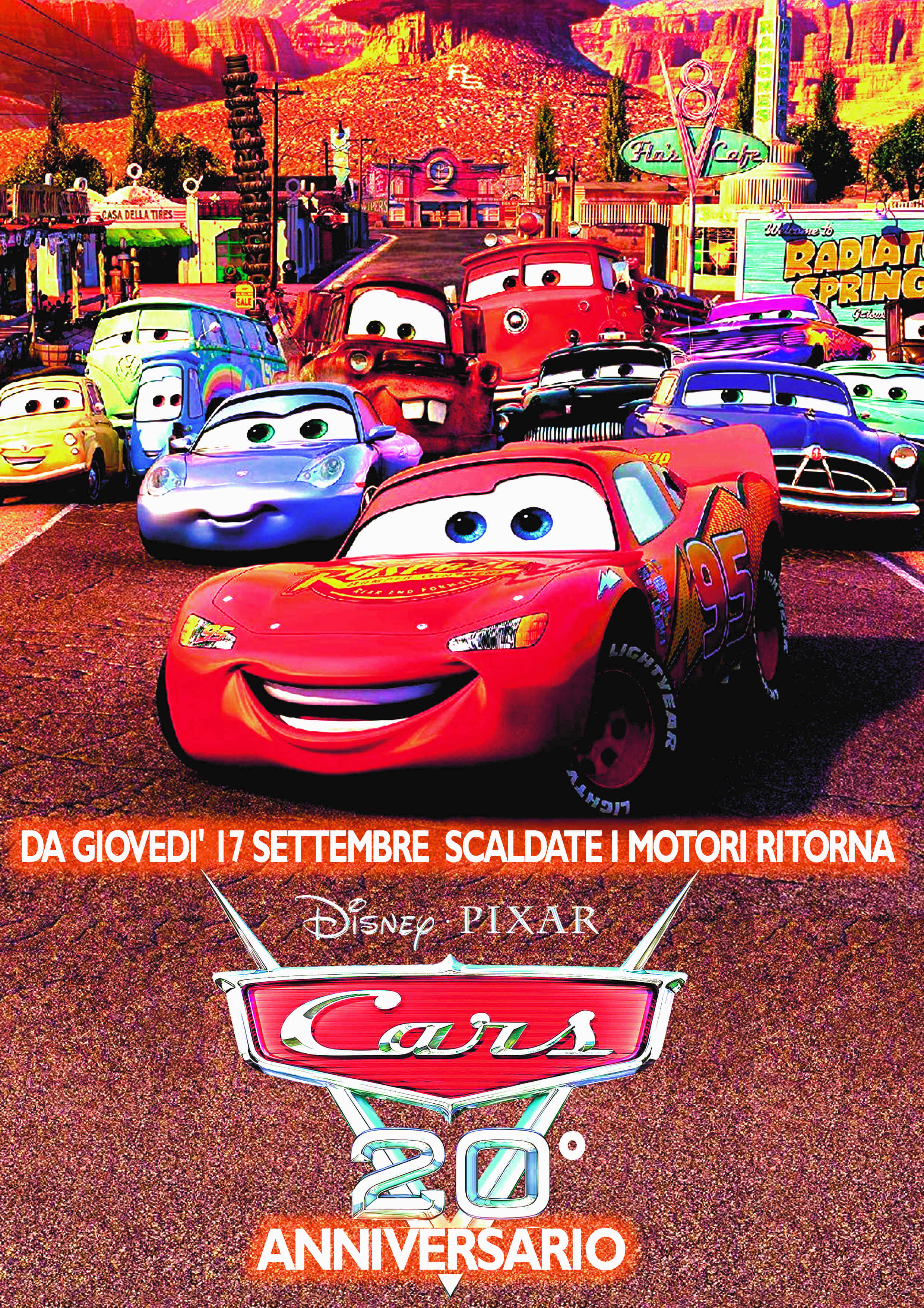 DISNEY PIXAR: CARS 20° anniversario