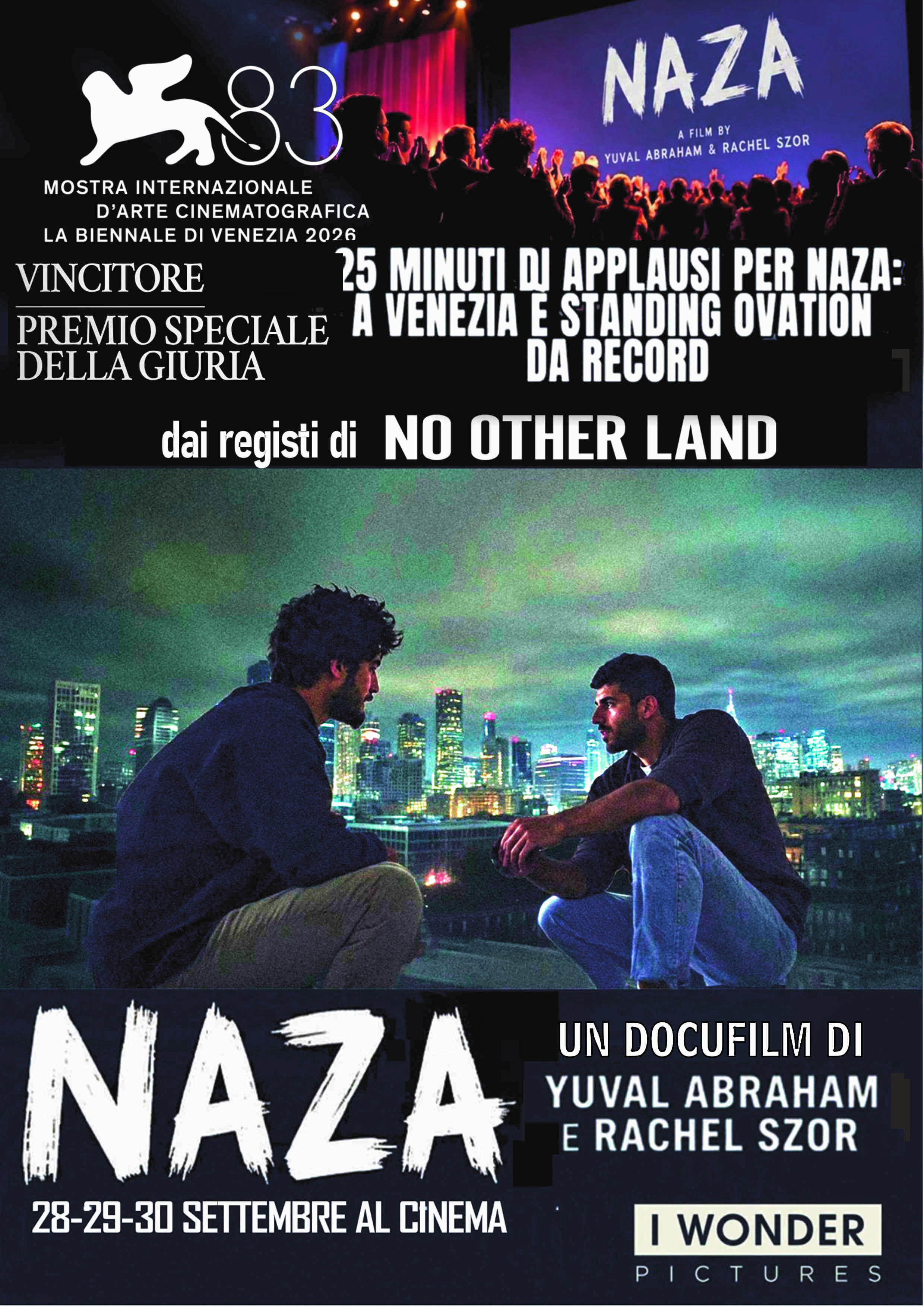 NAZA /  PREMIO SPECIALE  DELLA GIURIA 2026  AL FESTIVA DI VENEZIA 